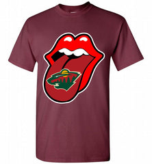 Minnesota Wild x The Rolling Stones Logo Shirt - zezetee Minnesota Wild x The Rolling Stones Logo Shirt - zezetee