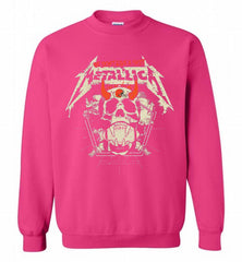 Metallica We Don't Give A Shit Cleveland Browns Crewneck Sweatshirt - zezetee Metallica We Don't Give A Shit Cleveland Browns Crewneck Sweatshirt - zezetee