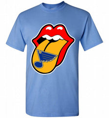 St Louis Blues  x The Rolling Stones Logo Shirt - zezetee St Louis Blues  x The Rolling Stones Logo Shirt - zezetee
