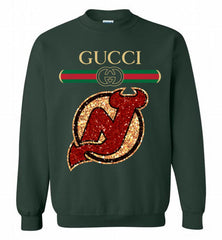 Gucci New Jersey Devils Logo Crewneck Sweatshirt - zezetee Gucci New Jersey Devils Logo Crewneck Sweatshirt - zezetee