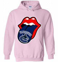 Vancouver Canucks  x The Rolling Stones Logo Hoodie - zezetee Vancouver Canucks  x The Rolling Stones Logo Hoodie - zezetee