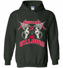 Metallica St Louis Eagles Logo Hoodie - zezetee Metallica St Louis Eagles Logo Hoodie - zezetee
