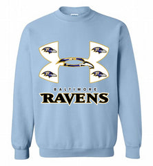 Under Armour Baltimore Ravens Crewneck Sweatshirt - zezetee Under Armour Baltimore Ravens Crewneck Sweatshirt - zezetee