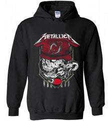 Metallica Skull Snake New Jersey Devils Hoodie - zezetee Metallica Skull Snake New Jersey Devils Hoodie - zezetee