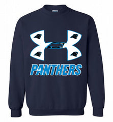 Under Armour Carolina Panthers Crewneck Sweatshirt - zezetee Under Armour Carolina Panthers Crewneck Sweatshirt - zezetee