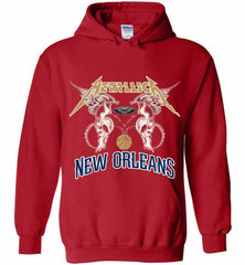 Metallica New Orleans Pelicans Logo Hoodie - zezetee Metallica New Orleans Pelicans Logo Hoodie - zezetee