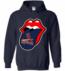 St Louis Cardinals  x The Rolling Stones Logo Hoodie - zezetee St Louis Cardinals  x The Rolling Stones Logo Hoodie - zezetee