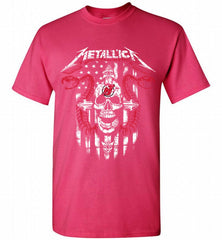 Metallica Snake Skull New Jersey Devils Logo Shirt - zezetee Metallica Snake Skull New Jersey Devils Logo Shirt - zezetee