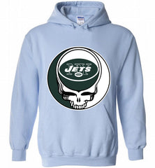 New York Jets Grateful Dead Logo Band Hoodie - zezetee New York Jets Grateful Dead Logo Band Hoodie - zezetee