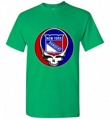 NHL TEAM NEW YORK RANGERS X GRATEFUL DEAD LOGO BAND Shirt - zezetee NHL TEAM NEW YORK RANGERS X GRATEFUL DEAD LOGO BAND Shirt - zezetee