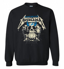 Metallica We Don't Give A Shit Detroit Lions Crewneck Sweatshirt - zezetee Metallica We Don't Give A Shit Detroit Lions Crewneck Sweatshirt - zezetee