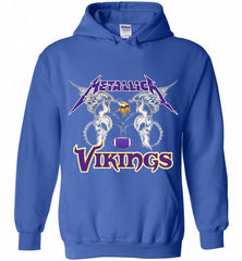 Metallica Minnesota Vikings Logo Hoodie - zezetee Metallica Minnesota Vikings Logo Hoodie - zezetee