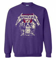 Metallica We Don't Give A Shit Arizona Coyotes Crewneck Sweatshirt - zezetee Metallica We Don't Give A Shit Arizona Coyotes Crewneck Sweatshirt - zezetee