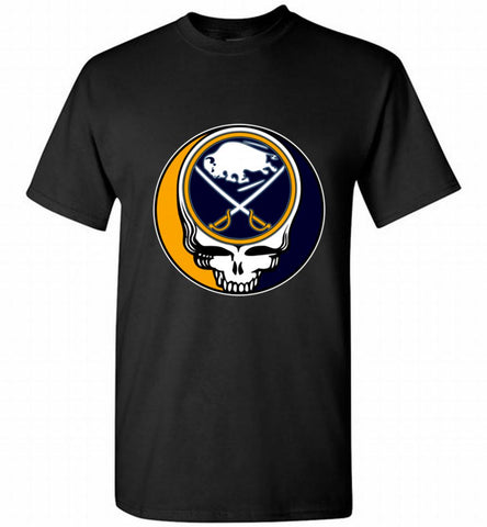 NHL TEAM BUFFALO SABRES X GRATEFUL DEAD LOGO BAND Shirt - zezetee NHL TEAM BUFFALO SABRES X GRATEFUL DEAD LOGO BAND Shirt - zezetee