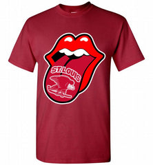 St Louis Eagles  x The Rolling Stones Logo Shirt - zezetee St Louis Eagles  x The Rolling Stones Logo Shirt - zezetee