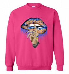 Denver Nuggets Lip Shut The Fuck Up Crewneck Sweatshirt - zezetee Denver Nuggets Lip Shut The Fuck Up Crewneck Sweatshirt - zezetee