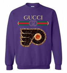 Gucci Philadelphia Flyers Logo Crewneck Sweatshirt - zezetee Gucci Philadelphia Flyers Logo Crewneck Sweatshirt - zezetee