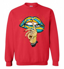 NFL Chargers Lip Shut The Fuck Up Crewneck Sweatshirt - zezetee NFL Chargers Lip Shut The Fuck Up Crewneck Sweatshirt - zezetee