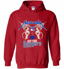 Metallica New York Rangers Logo Hoodie - zezetee Metallica New York Rangers Logo Hoodie - zezetee