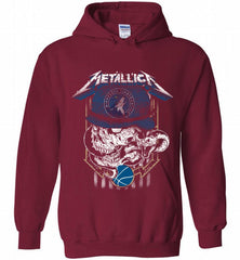 Metallica Skull Snake MinnesotaTimberwolves Hoodie - zezetee Metallica Skull Snake MinnesotaTimberwolves Hoodie - zezetee