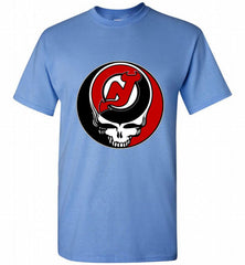 NHL TEAM NEW JERSEY DEVILS X GRATEFUL DEAD LOGO BAND Shirt - zezetee NHL TEAM NEW JERSEY DEVILS X GRATEFUL DEAD LOGO BAND Shirt - zezetee
