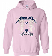 Metallica New York Yankees Logo Hoodie - zezetee Metallica New York Yankees Logo Hoodie - zezetee