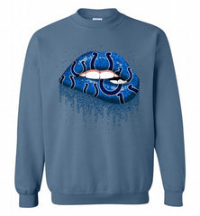 Lip Indianapolis Colts Football Crewneck Sweatshirt - zezetee Lip Indianapolis Colts Football Crewneck Sweatshirt - zezetee