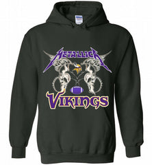 Metallica Minnesota Vikings Logo Hoodie - zezetee Metallica Minnesota Vikings Logo Hoodie - zezetee
