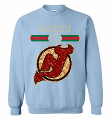 Gucci New Jersey Devils Logo Crewneck Sweatshirt - zezetee Gucci New Jersey Devils Logo Crewneck Sweatshirt - zezetee