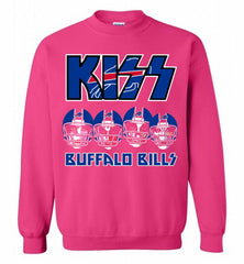 Kiss Buffalo Bills Logo Crewneck Sweatshirt - zezetee Kiss Buffalo Bills Logo Crewneck Sweatshirt - zezetee