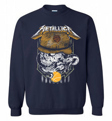 Metallica Skull Snake Phoenix Sun Crewneck Sweatshirt - zezetee Metallica Skull Snake Phoenix Sun Crewneck Sweatshirt - zezetee