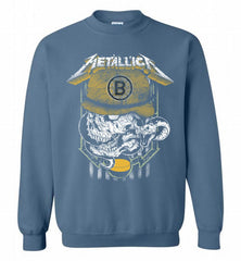 Metallica Skull Snake Boston Bruins Crewneck Sweatshirt - zezetee Metallica Skull Snake Boston Bruins Crewneck Sweatshirt - zezetee