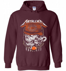 Metallica Skull Snake Chicago Bears Hoodie - zezetee Metallica Skull Snake Chicago Bears Hoodie - zezetee