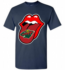 Minnesota Wild x The Rolling Stones Logo Shirt - zezetee Minnesota Wild x The Rolling Stones Logo Shirt - zezetee
