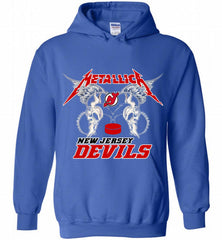 Metallica New Jersey Devils Logo Hoodie - zezetee Metallica New Jersey Devils Logo Hoodie - zezetee