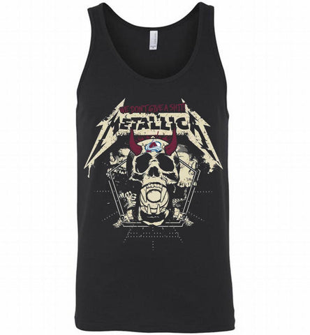 Metallica We Don't Give A Shit Colorado Avalanche Tank - zezetee