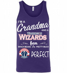 I'M A Grandma And A Washington Wizards Fans Perfect Tank - zezetee