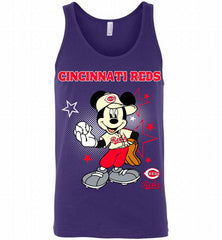 Cincinnati Reds Mickey Mouse Disney Super Star Tank - zezetee