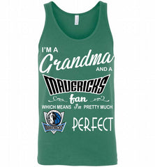 I'M A Grandma And A Dallas Mavericks Fans Perfect Tank - zezetee