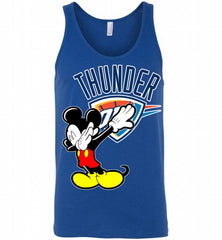 Disney Mickey Mouse Dabbing Oklahoma City Thunder Tank - zezetee