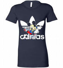 ADIDAS FOOTBALL MICKEY MOUSE DISNEY SPORTS Bella Ladies Tee - zezetee