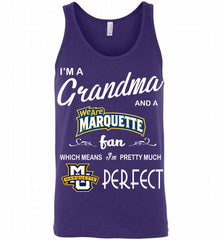 I'M A Grandma And A Marquette Golden Eagles Fan Tank - zezetee