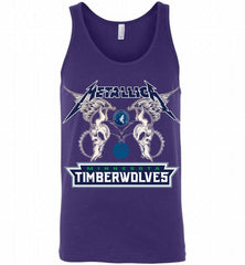 Metallica MinnesotaTimberwolves Logo Tank - zezetee