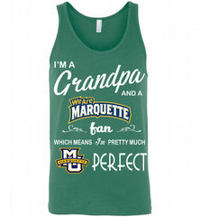 I'M A Grandpa And A Marquette Golden Eagles Fan Tank - zezetee