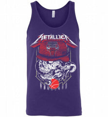 Metallica Skull Snake Chicago Bulls Tank - zezetee