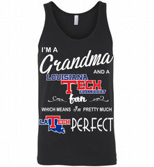 I'M A Grandma And A Louisiana Tech Bulldogs Fan Tank - zezetee