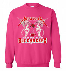 Metallica Tampa Bay Buccaneers Logo Crewneck Sweatshirt - zezetee