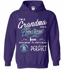 I'M A Grandma And A San Diego Padres Fans Gift Hoodie - zezetee