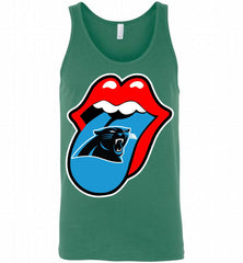 Carolina Panthers  x The Rolling Stones Logo Tank - zezetee