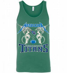 Metallica Tennessee Titans Logo Tank - zezetee